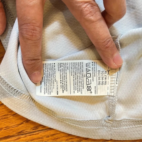 Old Navy Active Kids Go Dry XL 14-16 Youth Gray Basketball Sports Shirt - Picture 11 of 17